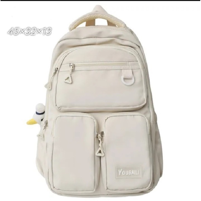 Youbaili tas ransel anak tas sekolah anak perempuan tas ransel laptop tas polos backpack wanita korea simple