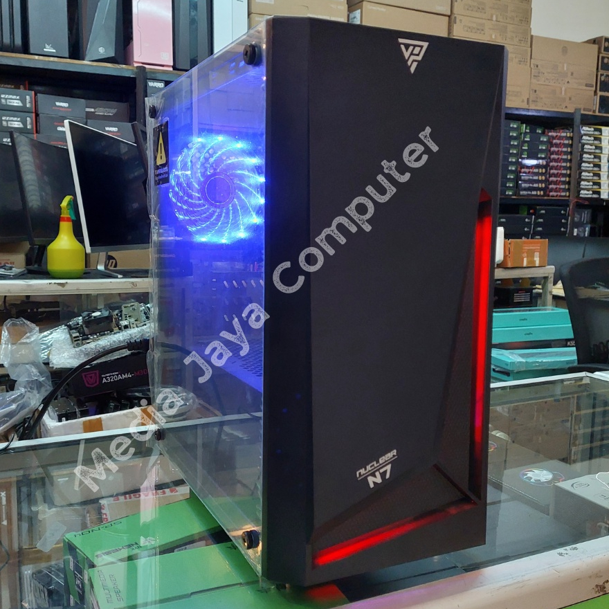 1 Set PC Gaming Fullset Core i3 4150 Ram 8GB GTX 750 TI Monitor 24 Inch - Garansi 1 Tahun