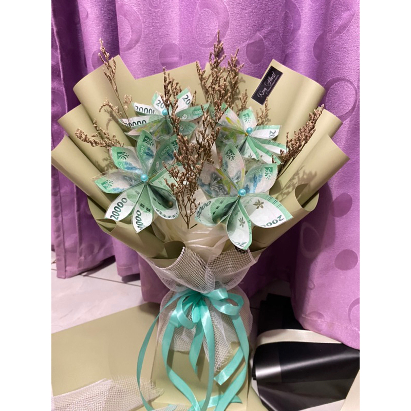 MONEY BUKET 15 lembar 20 lembar 30 lembar