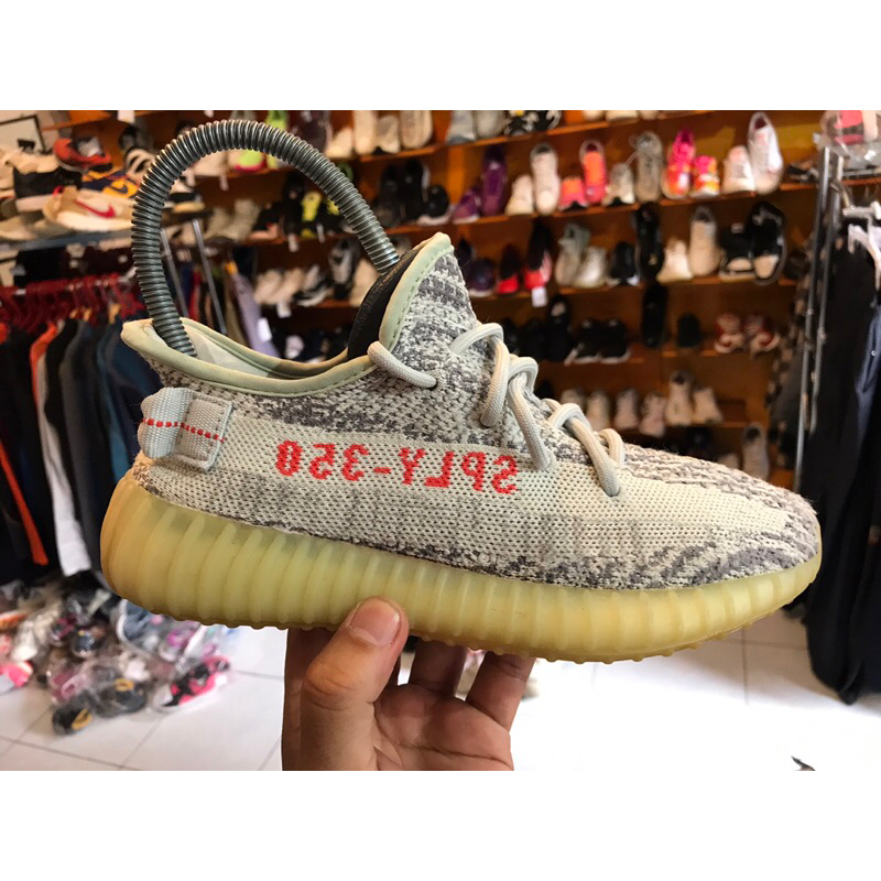 SEPATU YEEZY BOOST SPLY 350 - Ukuran 37,5, BEKAS SECOND BRANDED ORIGINAL