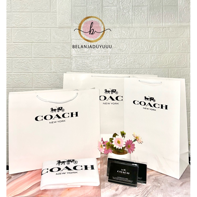 PaperBag Coach (READY STOCK JKT ) / Paperbag Branded / Pembungkus Kado