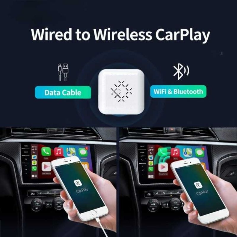 Carlinkit Wireless CarPlay Dongle Adapter Bluetooth Head Unit - CPC200-U2W