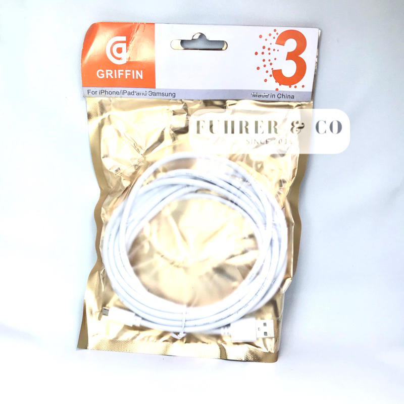 Kabel 3 Meter 3 M Usb Micro Universal Type A Android Griffin