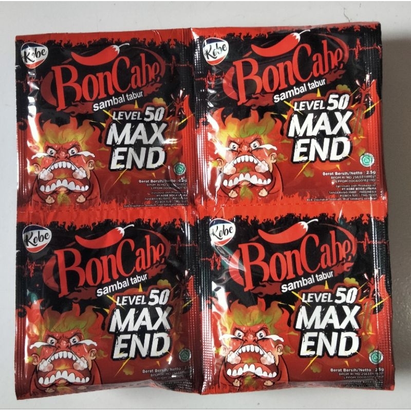 

Bon Cabe Sambal Tabur lev 50 Max End (1pack isi 12pcs)