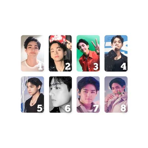 PC PHOTOCARD BTS DICON 102 TAEHYUNG JUNGKOOK JIMIN UNOFF