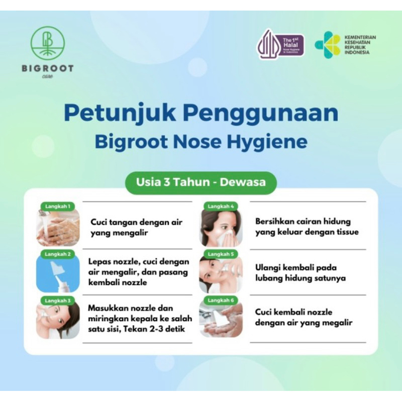 Bigroot nose hygiene 50 ml ( synus allergy antiviral protection )