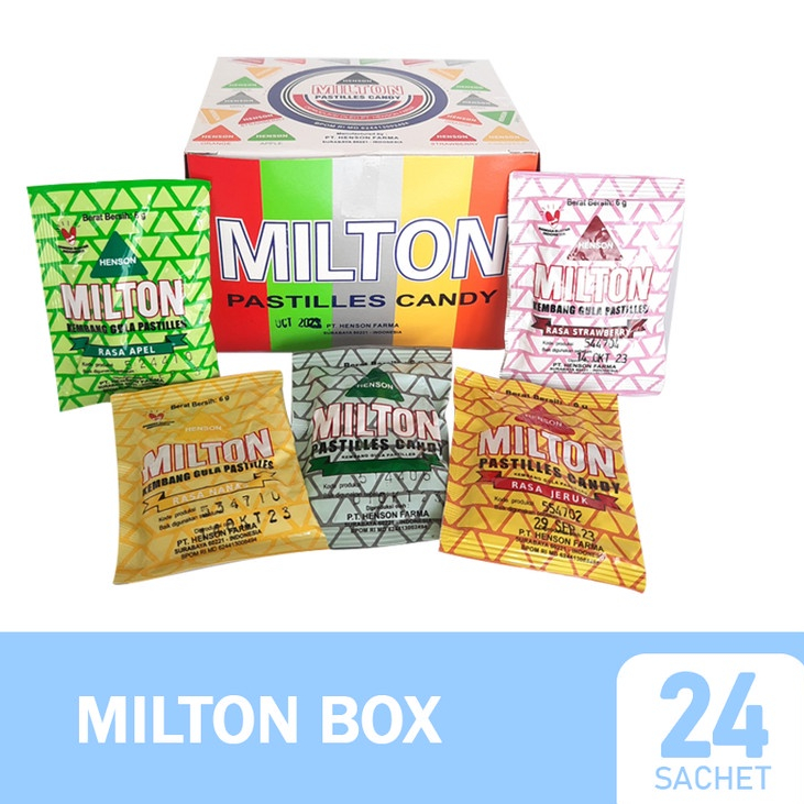 

Milton Pastilles Candy Box isi 24 Sachet