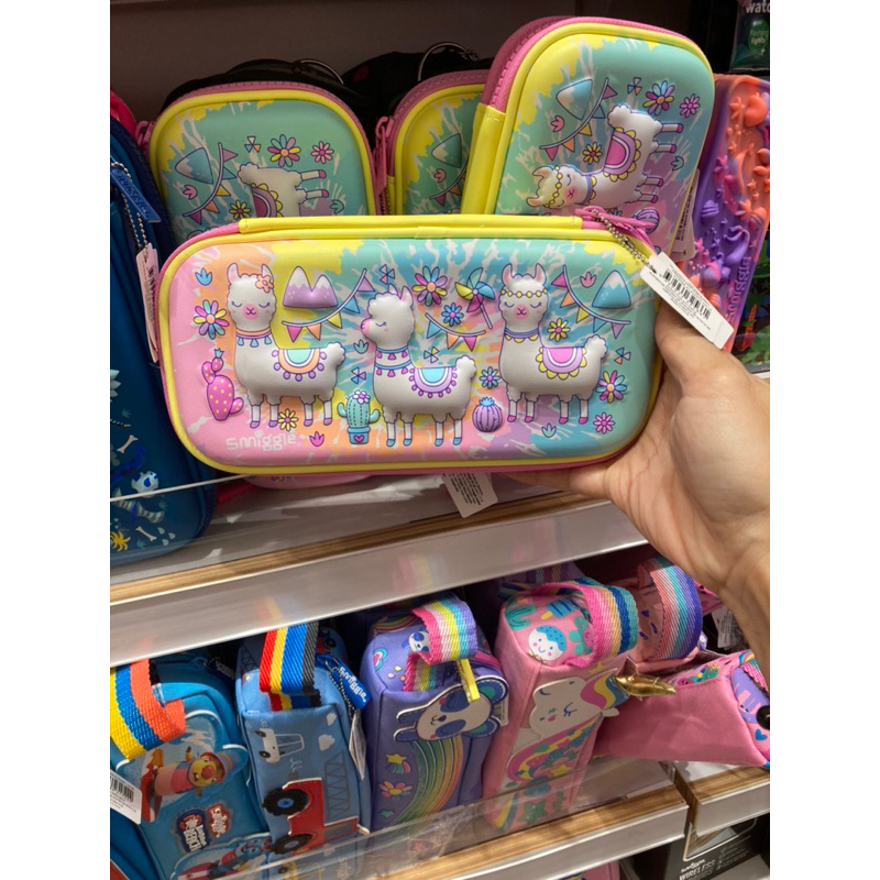 

kotak pensil anak cewek hard cover 3dimensi ponitail kuda poni pink original terbaru jastip malaysia