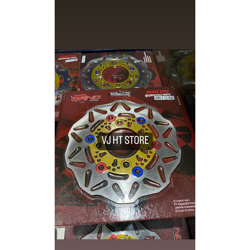 Disc Brake Piringan Cakram AND Motor Vixion / R15 / Megapro / Mio / Jupiter / Satria / MX king