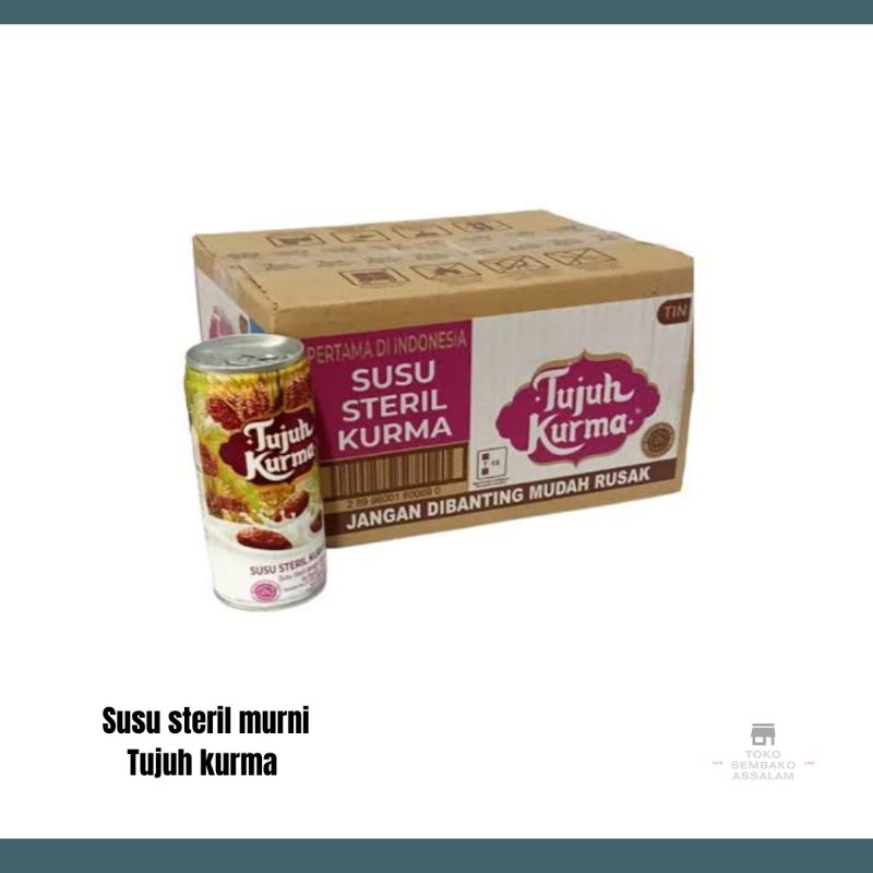 

susu tujuh kurma 200ml / susu steril tujuh kurma / susu kurma