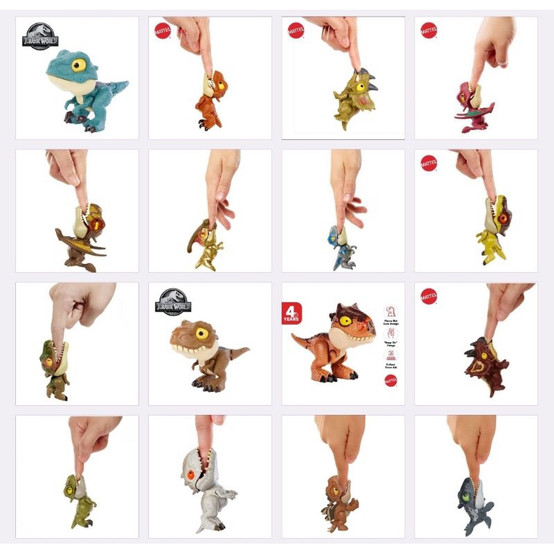 MATTEL SNAP SQUAD DINOSAUR ACTION FIGURE DINOSAURUS JURASSIC WORLD JURASIC PARK TREX T REX TYRANNOSA