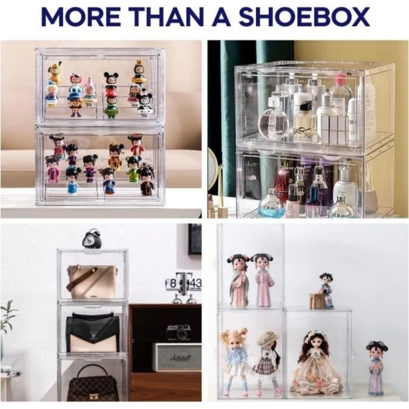 Shoes Box Full Acrylic - Kotak Sepatu Akrilik Box Sneakers