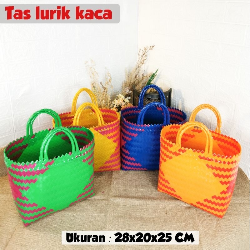 TAS LURIK KACA ANYAMAN