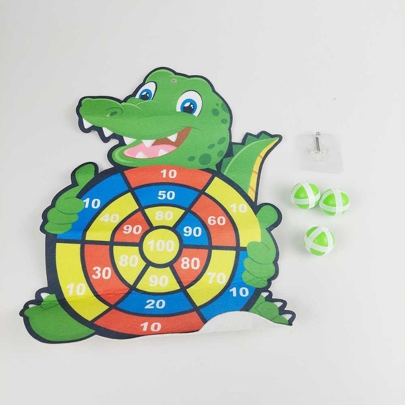 JOKEJOLLY Mainan Anak Target Sticky Ball Dartboard Children Toy - HX2806 Hijau