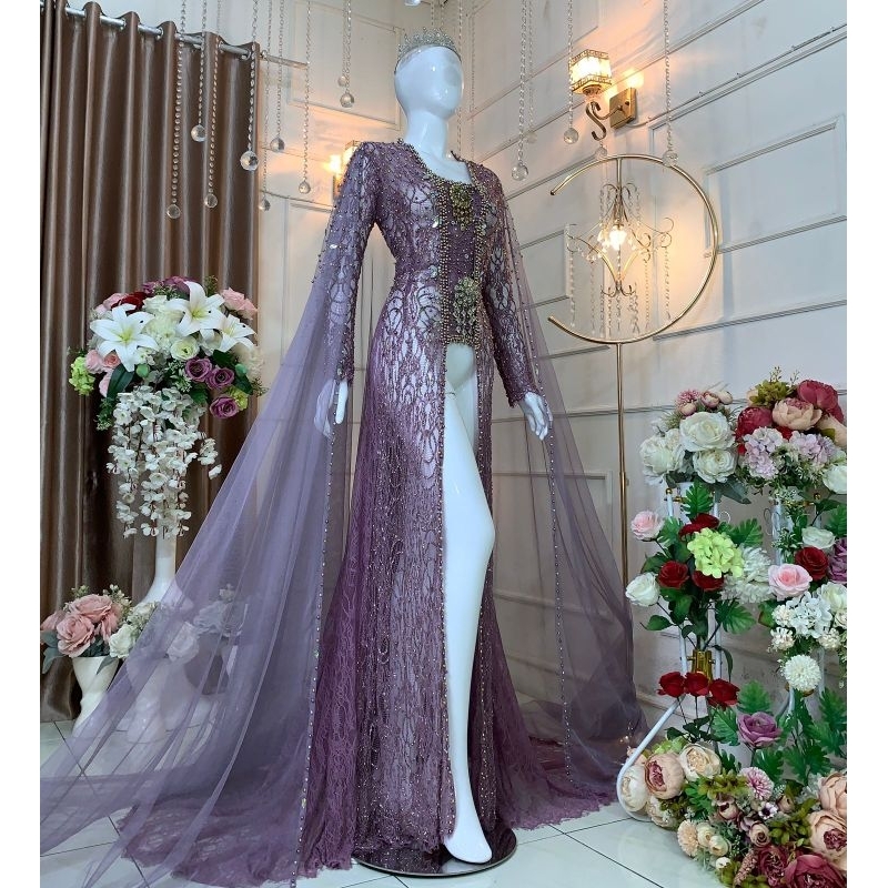 GAUN PENGANTINPEYET JEPANG/ GAUN PENGANTIN PREMIUM EKOR LANSUNG// GAUB MODERN  GAUN JUBAH || GAUN MEWAH  FUL PAYET || BAJU PENGPENGANTEN TERBARU 2021