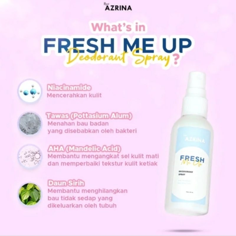 AZRINA FRESH ME UP DEODORANT SPRAY