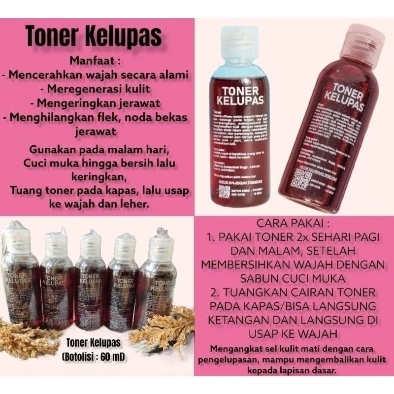 Toner Kelupas wajah