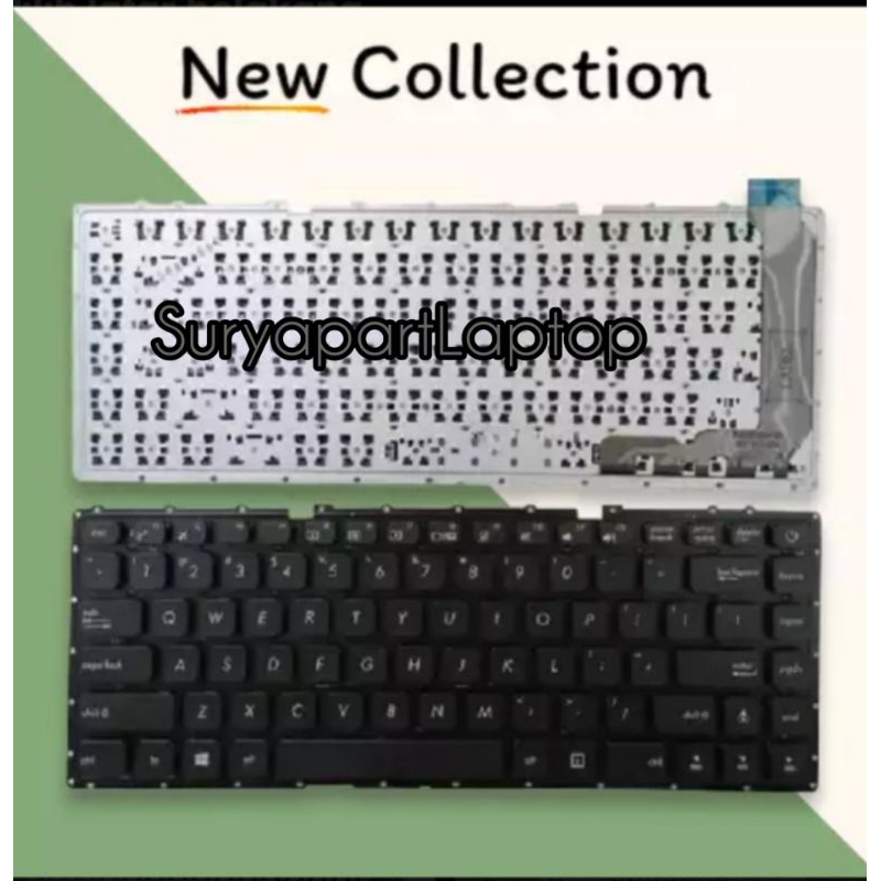 Keyboard Asuss X441M X441MA X441UV X441B X441BA X441UB HITAM