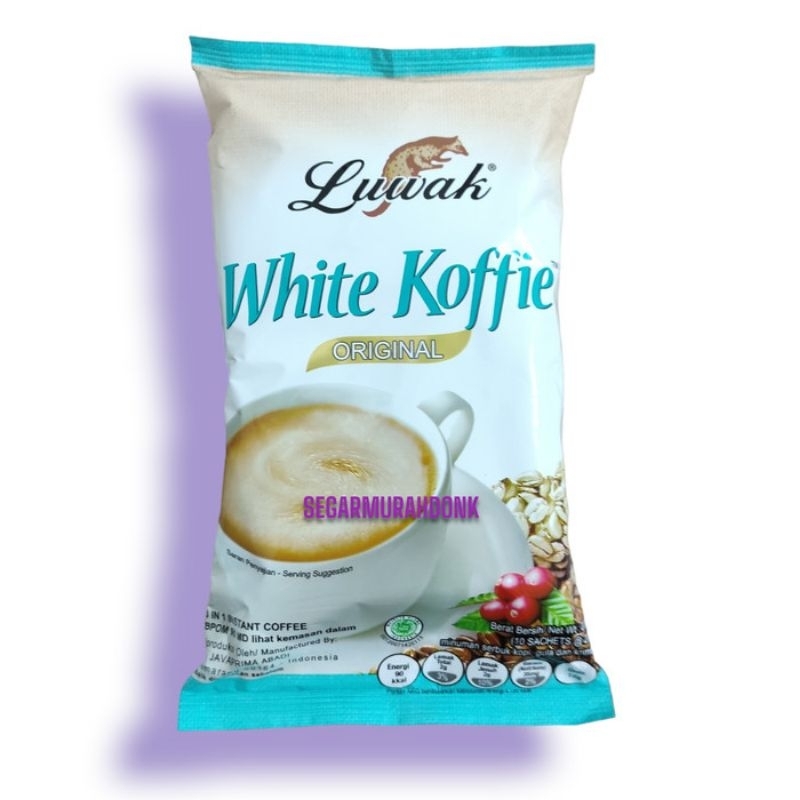 

Luwak White Koffie Original 20 gr x 10 sachet kopi instant coffee