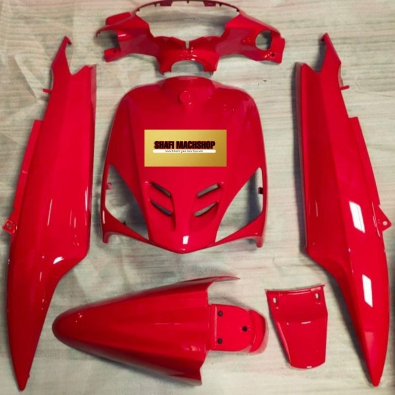 body alus mio sporty warna merah cabe full set ori yamaha