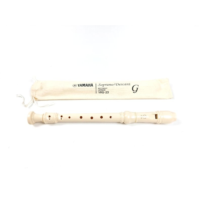 Seruling Yamaha Tipe YRS - 23 Original Soprano Recorder Murah Bonus Cover Dan Manual Book Suling Murah Jakarta