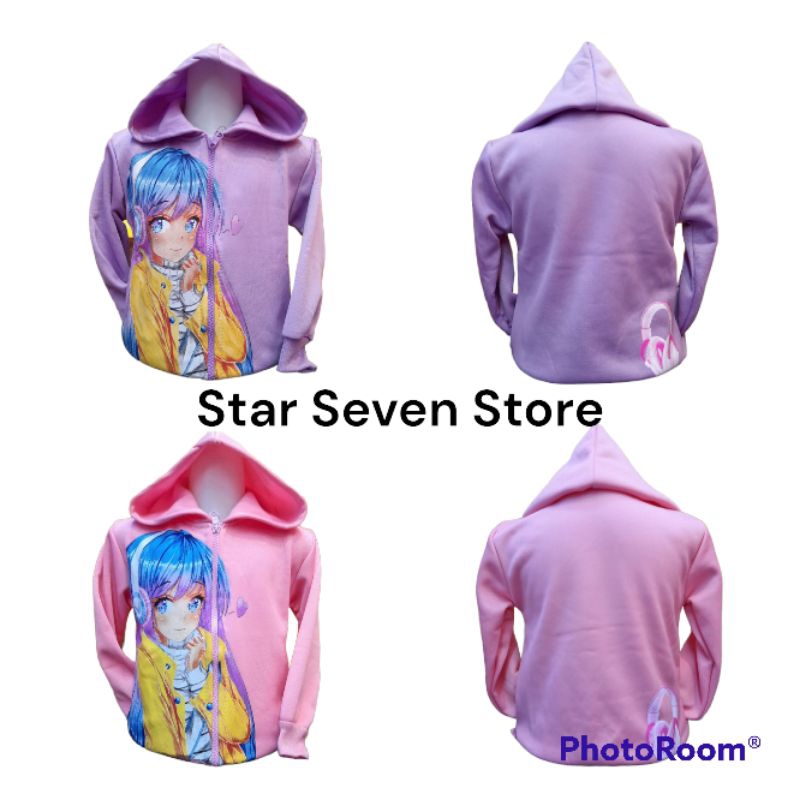 Model Terbaru/Jaket Anak Perempuan Animation Girl/Kids Jacket/Jaket Anak Perempuan Kekinian/Jaket An