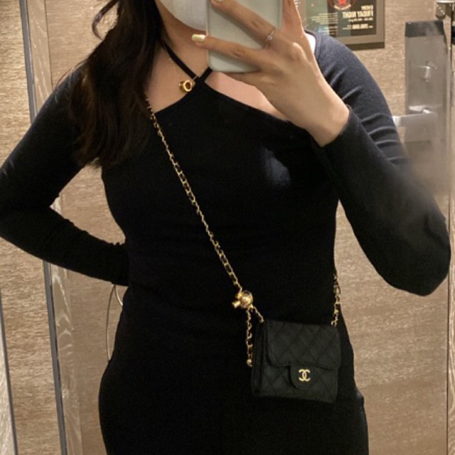 CC VIP Gift Flap Wallet with chain