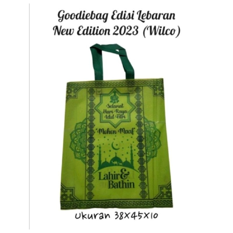 Tas spunbond lebaran hampers lebaran idul fitri 12pcs/1lusin