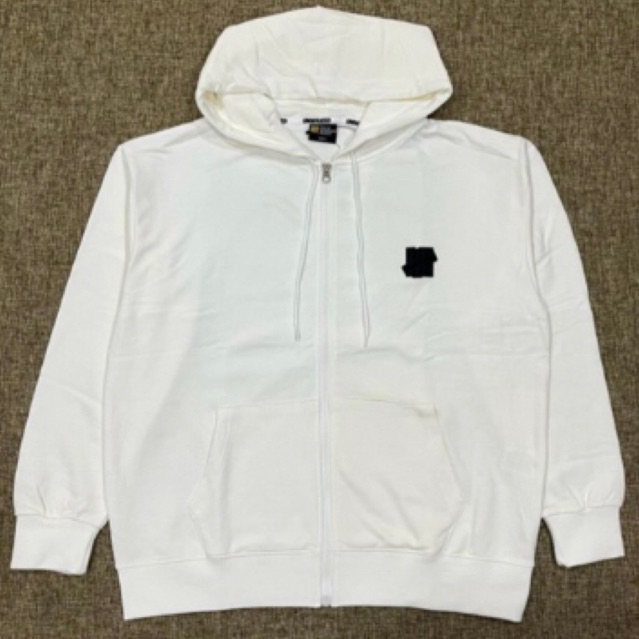 Undefeated Zip Lock Hoodie White Original
