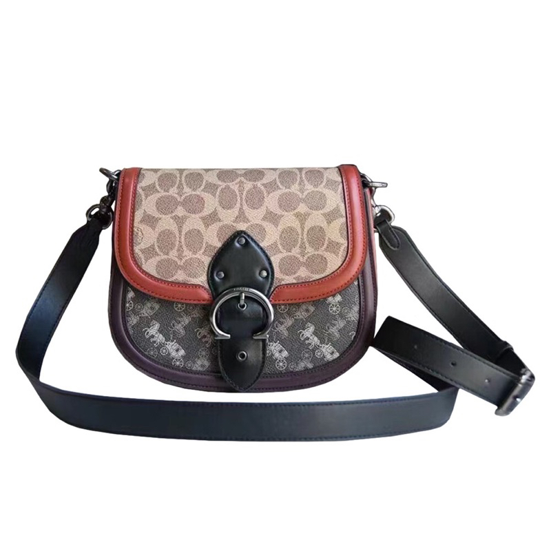 Coach Beat Saddle Bag  (C0745)