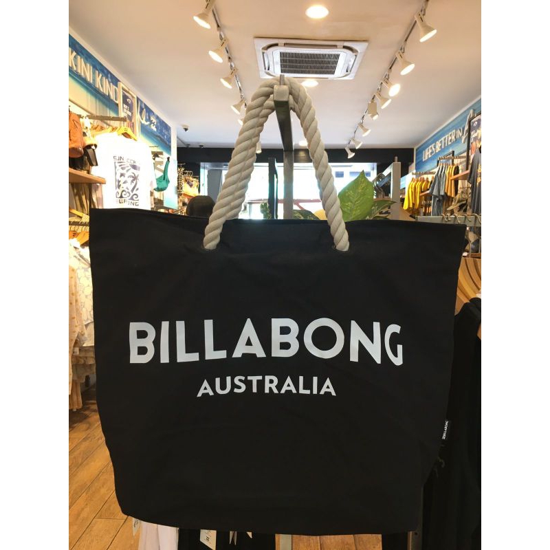 TOTE BAG ESSENTIAL BEACH BAG BILLABONG BLACK NEW