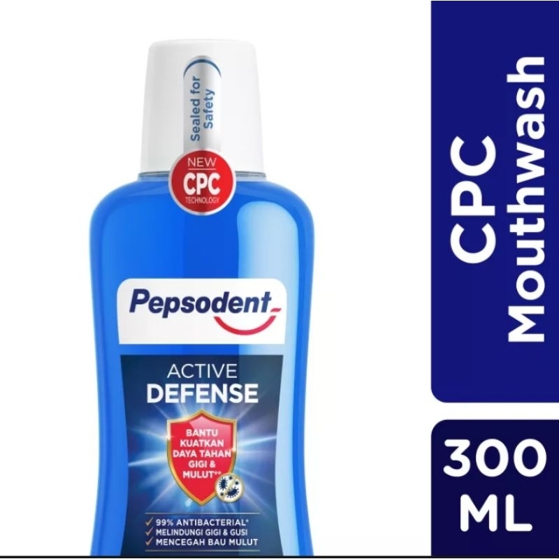 Pepsodent active defense mouth wash