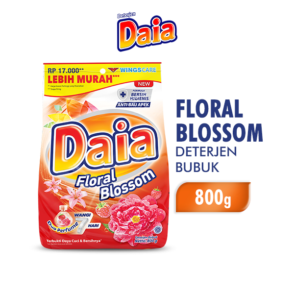 Jual Daia Deterjen Bubuk Floral Blossom Gr Gr Gr Shopee Indonesia