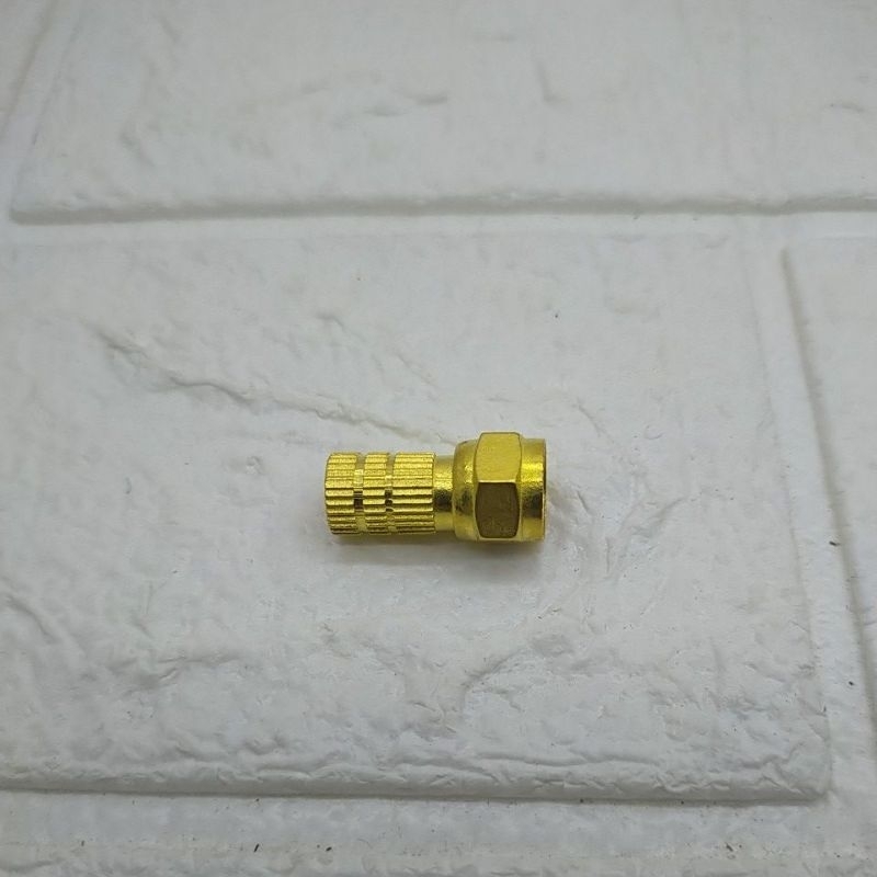 Connector F drat bagus gold