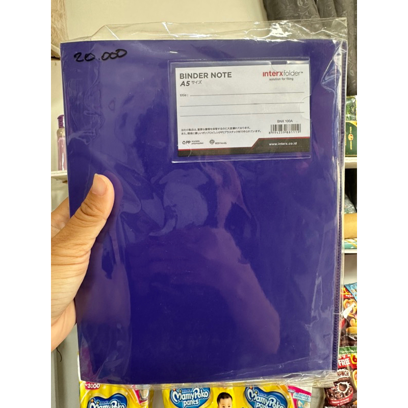 

Binder A5 InterX Bagus Warna Cantik Buat Kado Hampers Alat Tulis