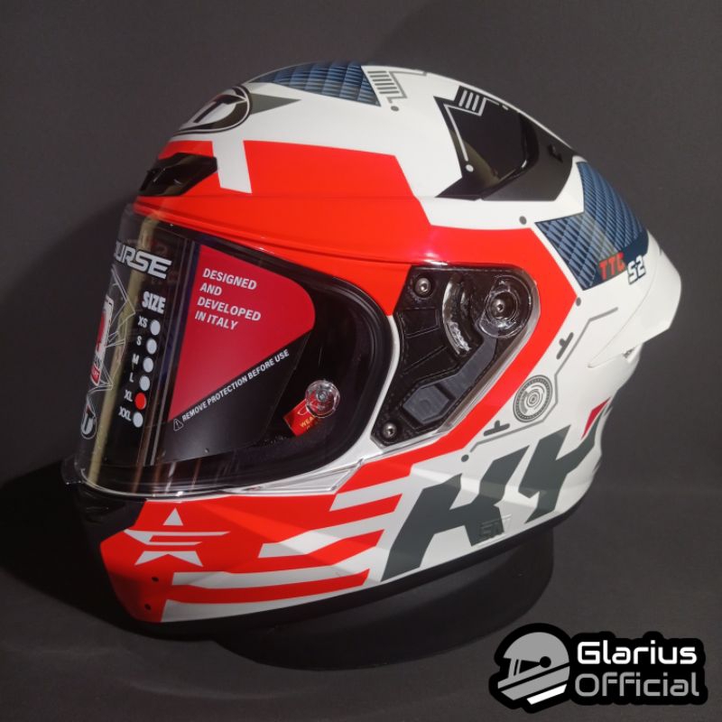 KYT TT COURSE FUSELAGE RED