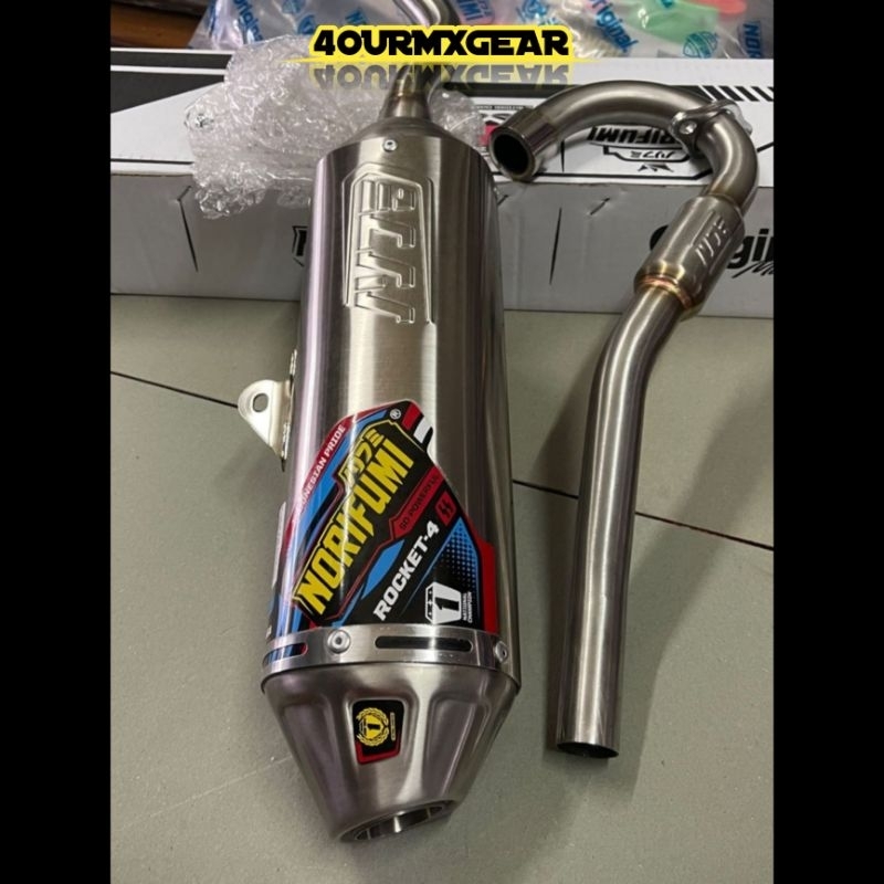 KNALPOT NORIFUMI ROCKET 4 SS ORIGINAL WR 155