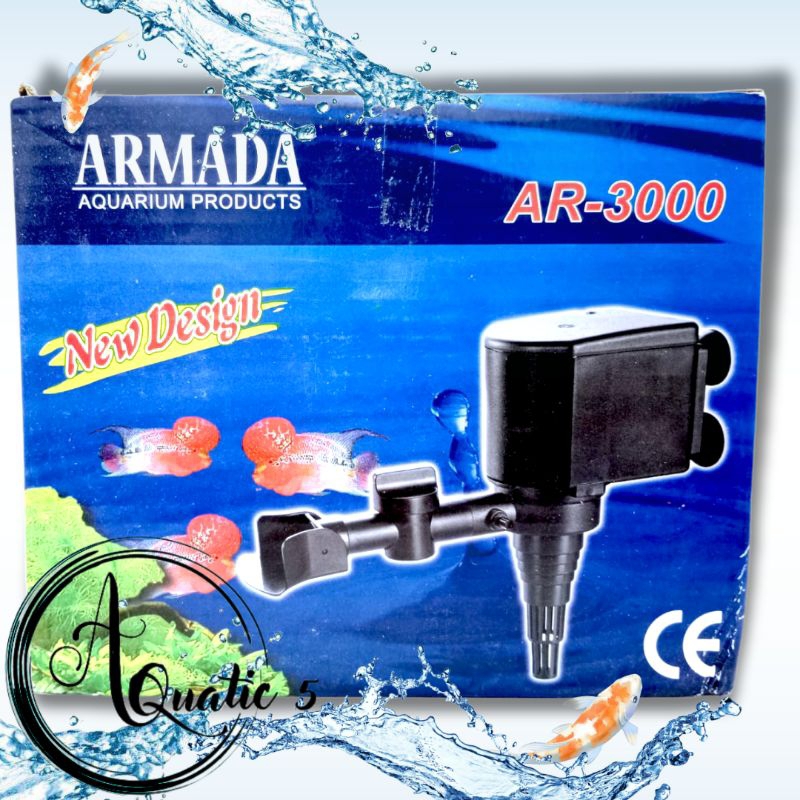 POMPA AQUARIUM KOLAM HIDROPONIK ARMADA AR 3000