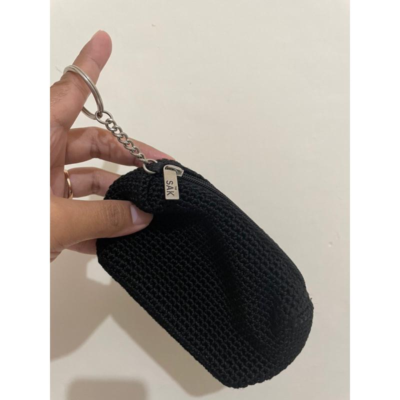 [Preloved] Dompet koin rajut merk SAK - DOWA