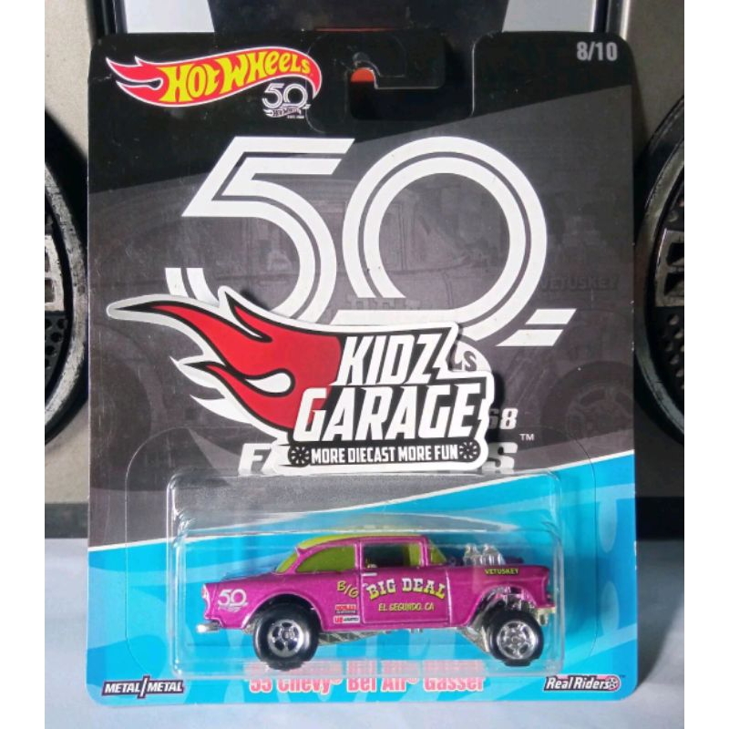 Hot Wheels 50th 55 Chevy Bel Air Gasser