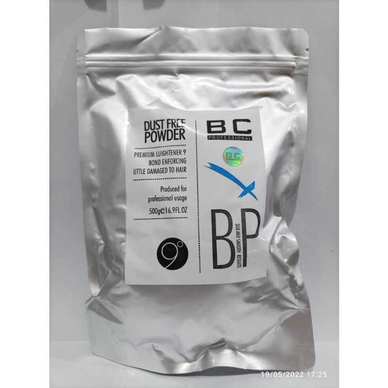 ( BISA COD) Bleaching Powder Rambut Korea Premium BC Profesional Level 9 Grade A Bubuk putih silver abu blonde keratin koreo purc blecing blicing pemutih rambut