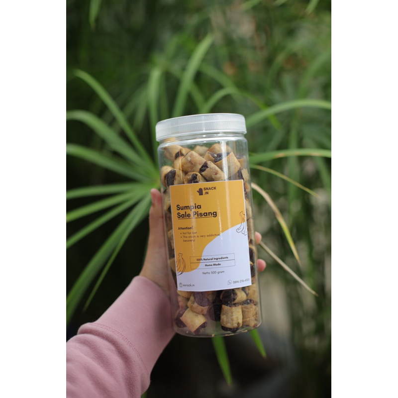 

Sumpia Sale Pisang 500gr Toples Premium Cemilan Snack Homemade