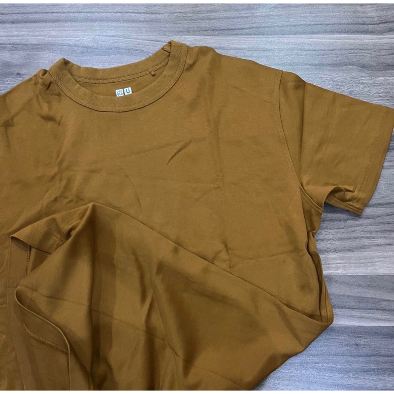 Uniqlo Mustard T-Shirt Dress