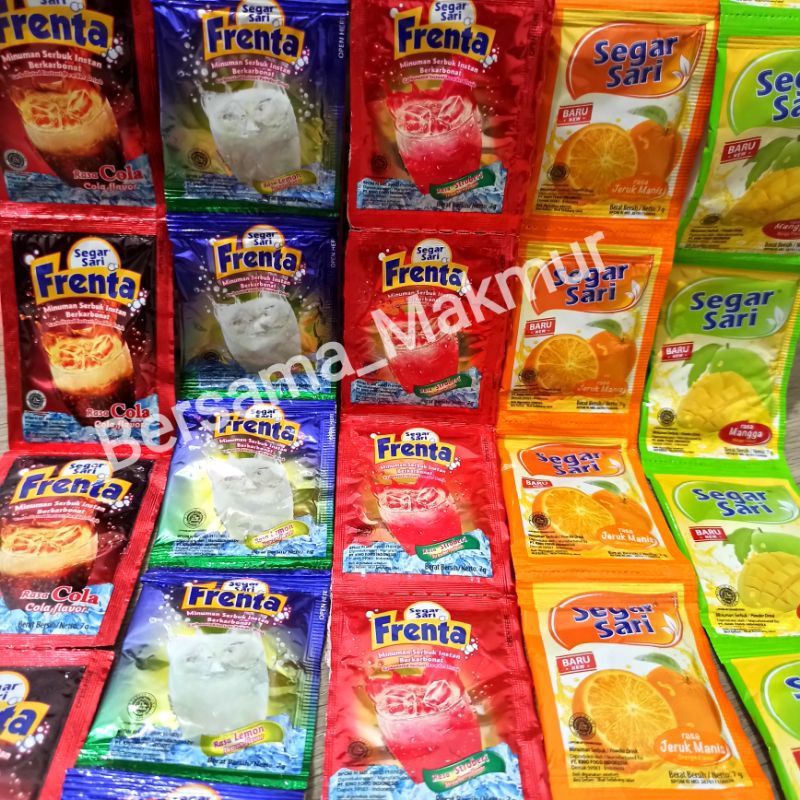 

Segar Sari Frenta minuman serbuk instant renceng