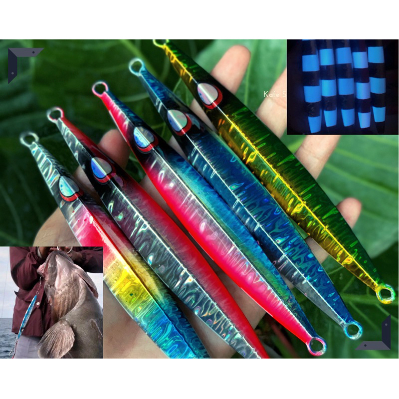 Metal Jig Sitenkiba III Tokayo 250gr copy Dpfs version gid biru