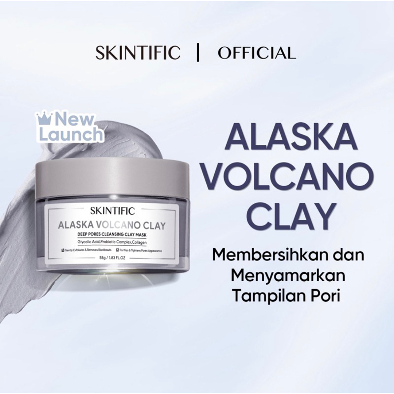 SKINTIFIC - Alaska Volcano Clay Deep Pores Cleansing Clay Mask