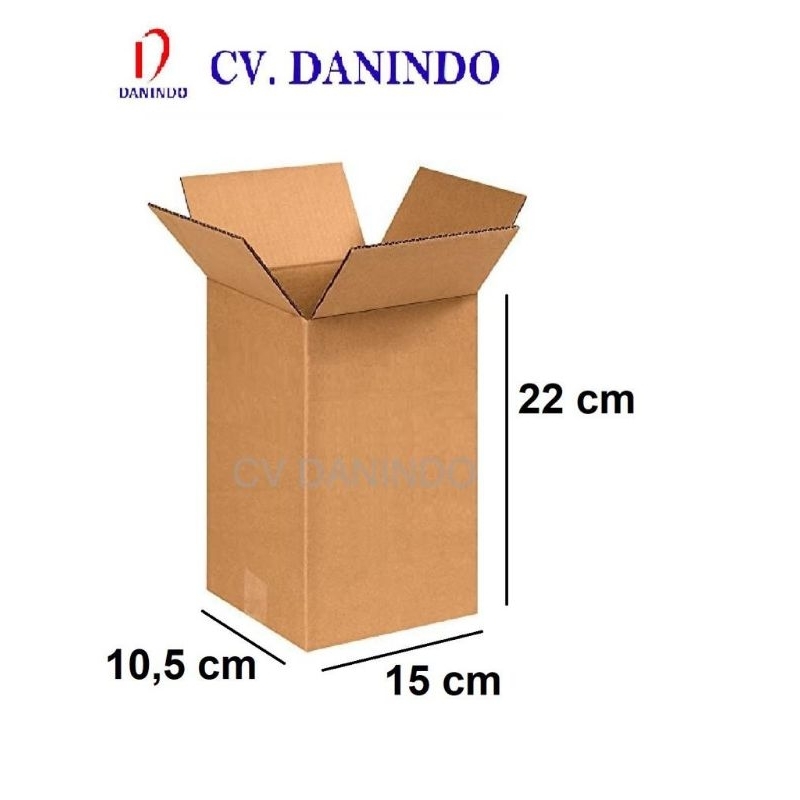 

Box Kardus Karton Jumbo Packing Ukuran P 10,5 cm × L 15 cm × T 22 cm