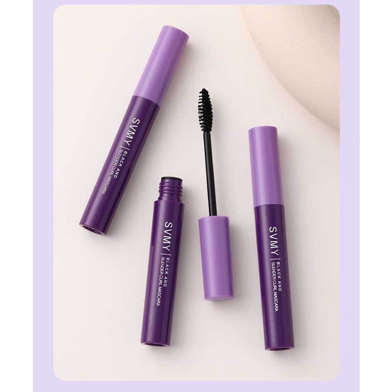 SVMY Maskara Long Lash Slender Curling Mascara Purple Waterproof MH