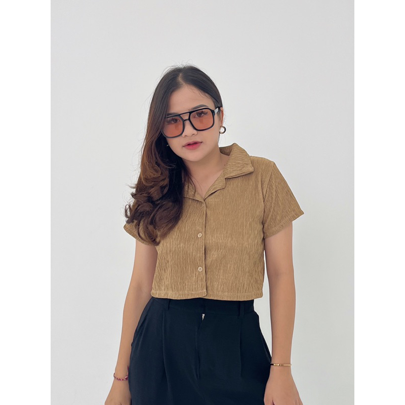 ELENA CROP SHIRT | BANGKOK COLLECTION