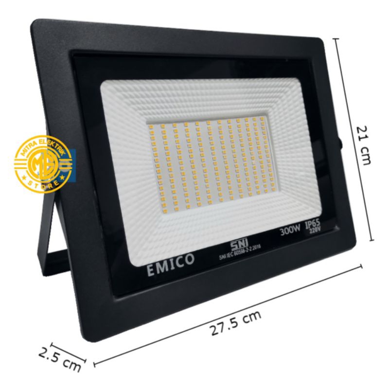 Lampu sorot 300w waterproof flood light SNI LED 300 watt lampu lapangan lampu putsal lampu gor mini socer